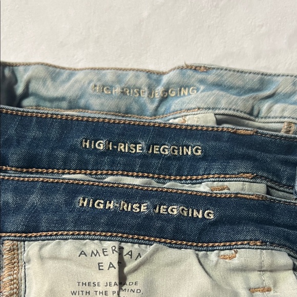 Bundle of 3 high rise jegging 14 long skinny jeans - Picture 13 of 15